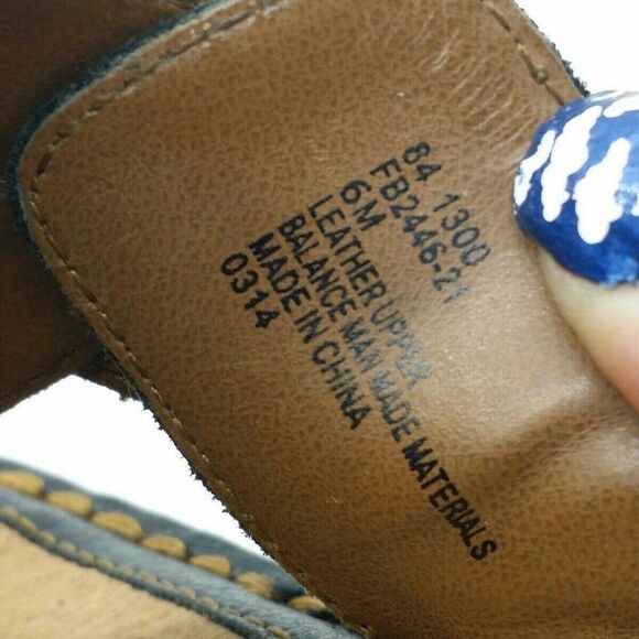 Cabelas Black Leather Comfy Thong Sandals Sz 6M - Picture 5 of 6